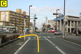 水前寺公園ペットクリニック車でのアクセス3